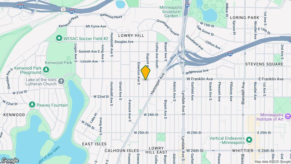 2012-2014 Dupont Ave S Map and Location Details