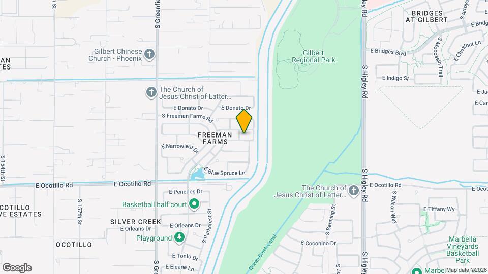 2744 E Lodgepole Dr Map and Location Details