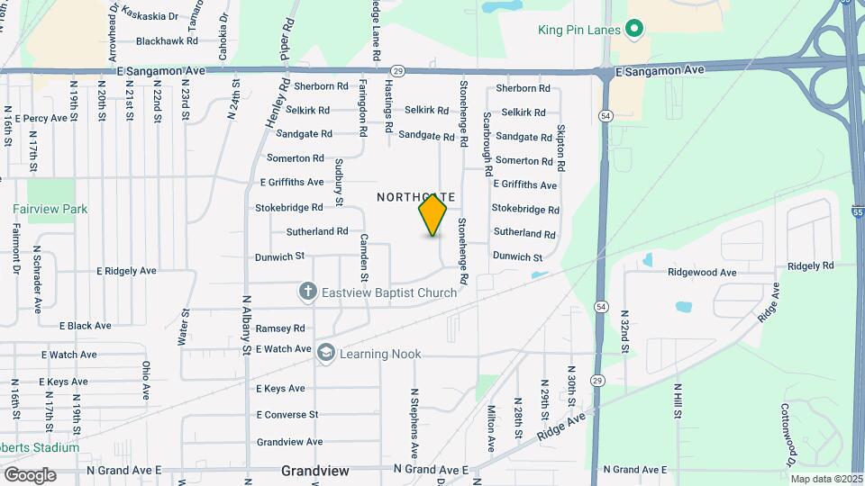 1849 Stanhope Rd Map and Location Details