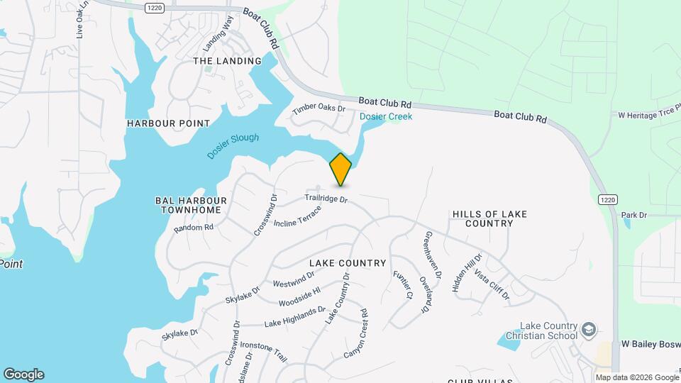 7636 Trailridge Dr Map and Location Details