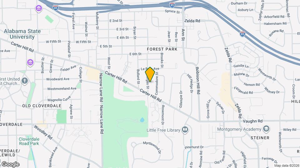 2053 Gorgas St Map and Location Details