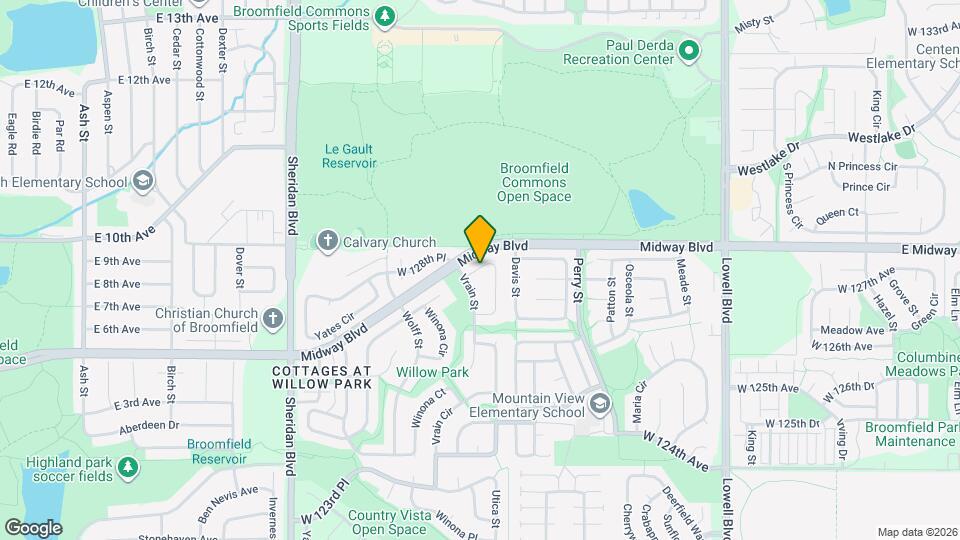 12756 Utica Cir Map and Location Details