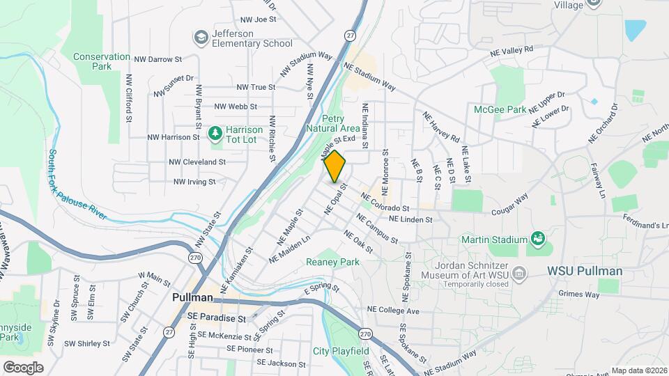 420 NE Campus St Map and Location Details