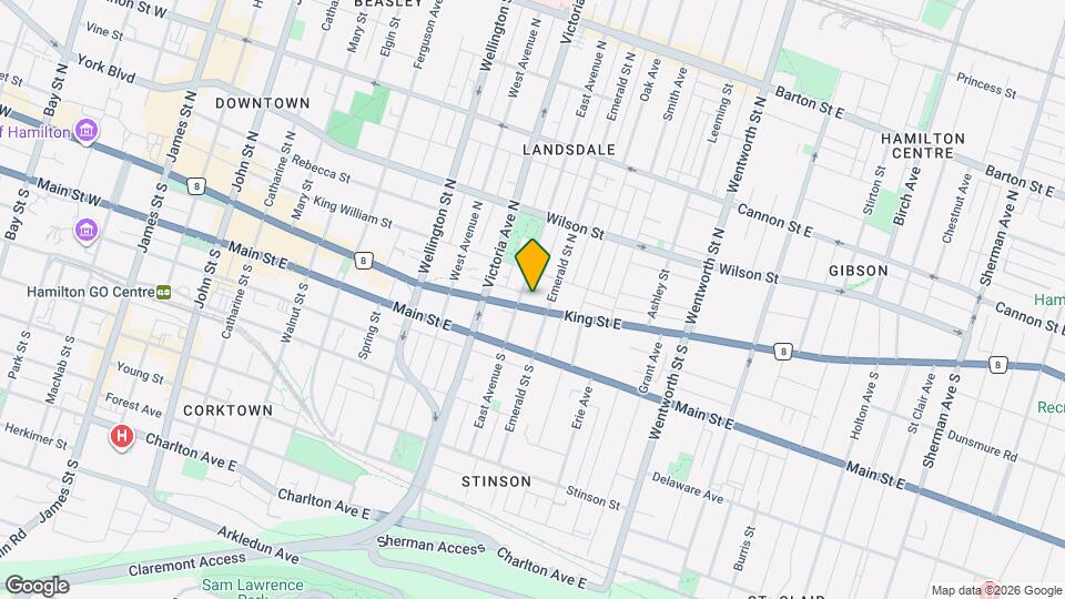463 1/2 King St E, Unit 12 Map and Location Details