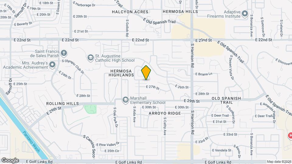 9226 E 26th St Map and Location Details