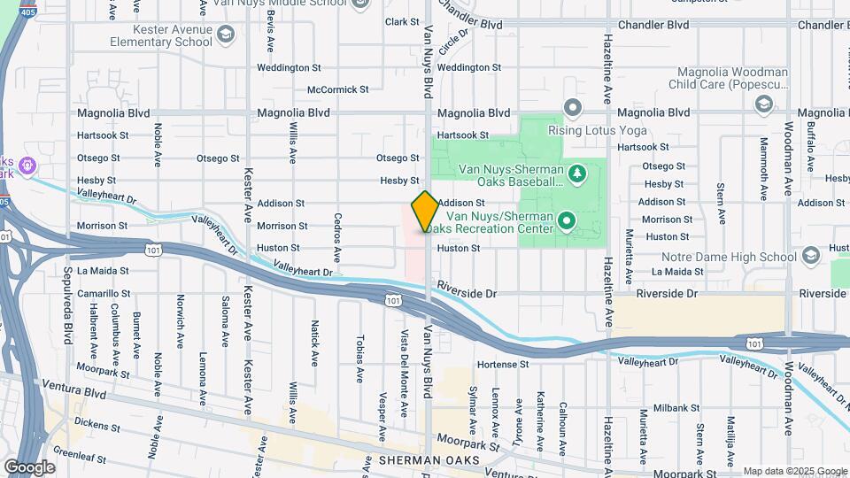 Encore Sherman Oaks Apts Map and Location Details