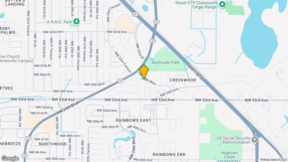 5470 NW 22nd Dr Map and Location Details