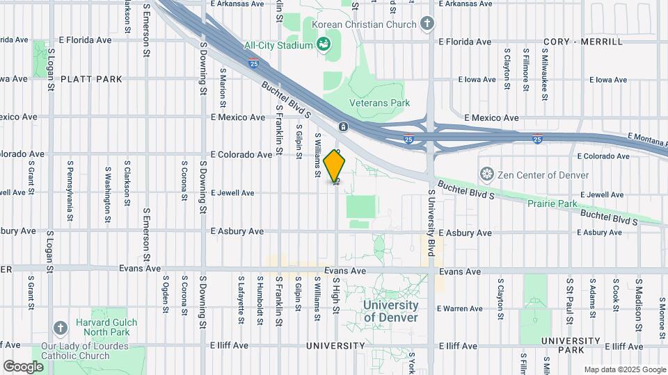 1835 E Jewell Ave Map and Location Details