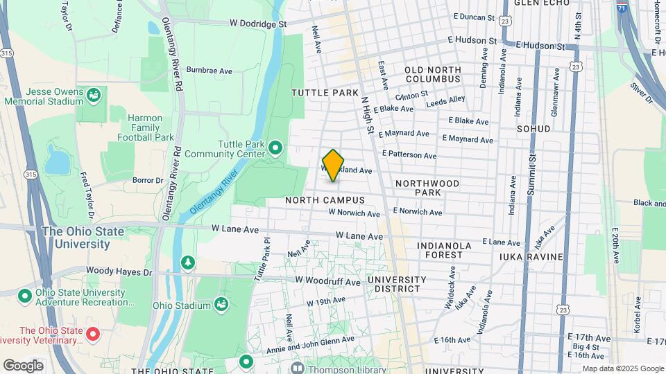 116 W Northwood Ave Map and Location Details