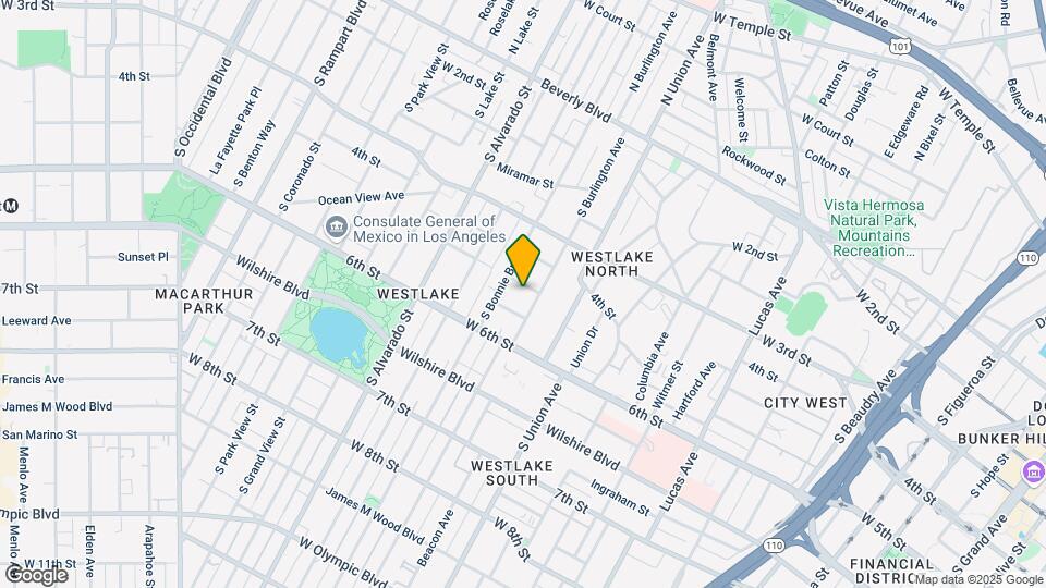 441-449 3/4 S Burlington Ave Mapa y Detalles de la Ubicación