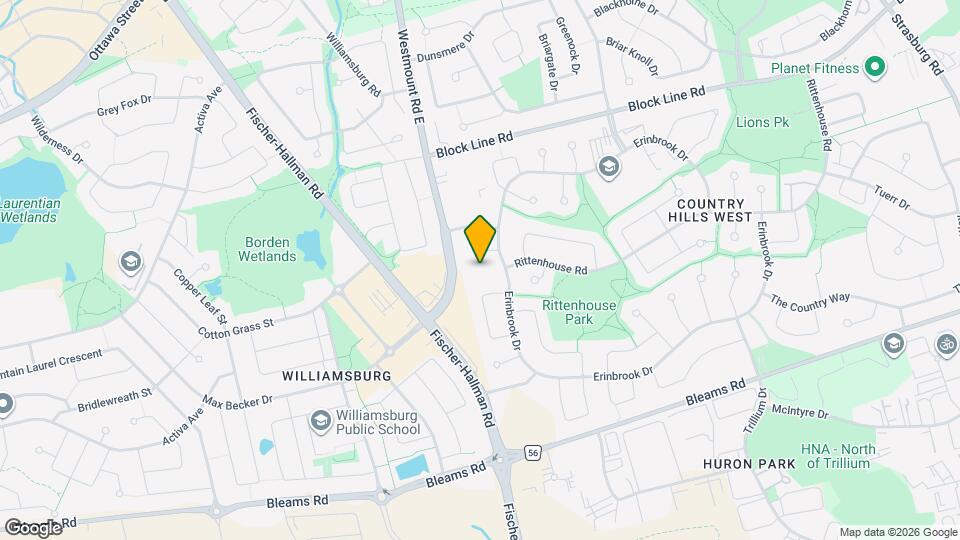 525 Erinbrook Dr Map and Location Details