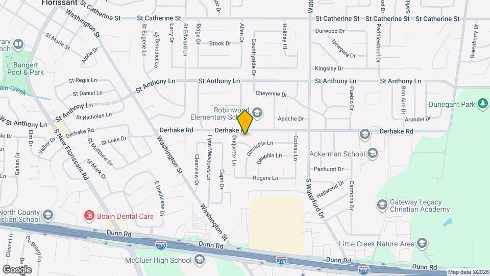 905 Barat Ln Map and Location Details