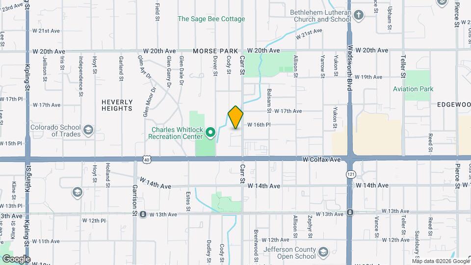 1611 Carr St Mapa y Detalles de la Ubicación