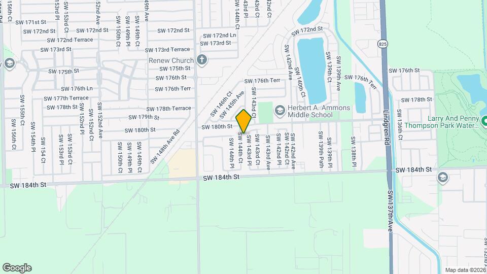 18051 SW 144th Ct Map and Location Details