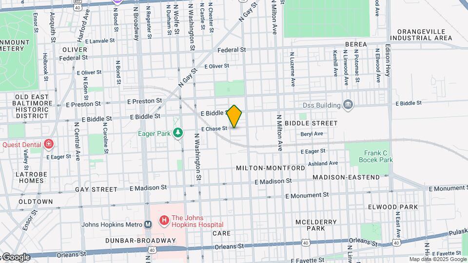 2207 E Chase St Map and Location Details