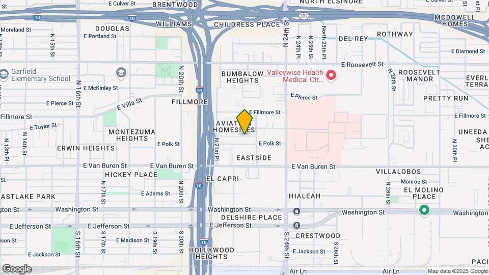 2218 E Polk St Map and Location Details