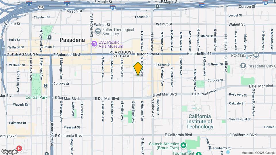 156 S Oak Knoll Ave Map and Location Details