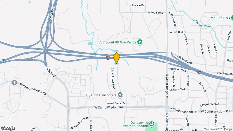 6639 Mountain Cedar Ln Map and Location Details