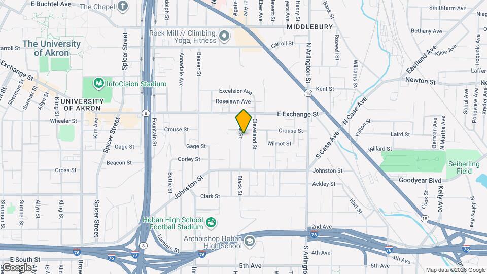 327 Black St Map and Location Details