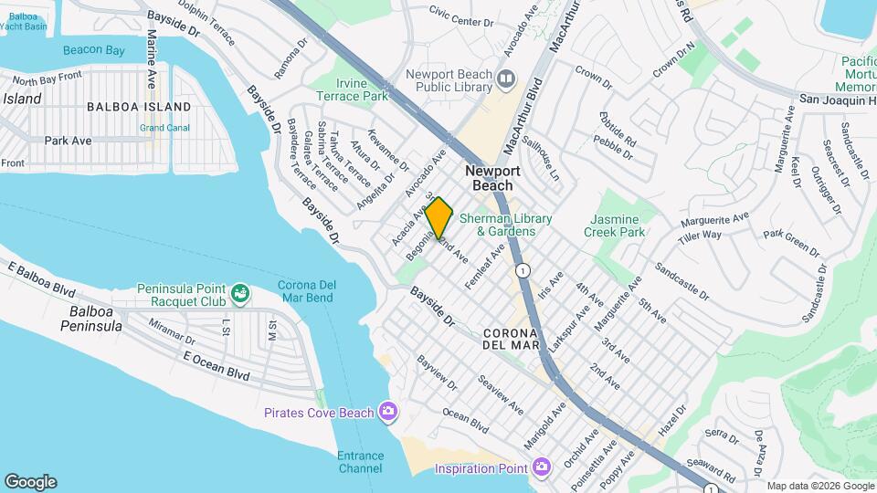 435 1/2 Carnation Ave Map and Location Details