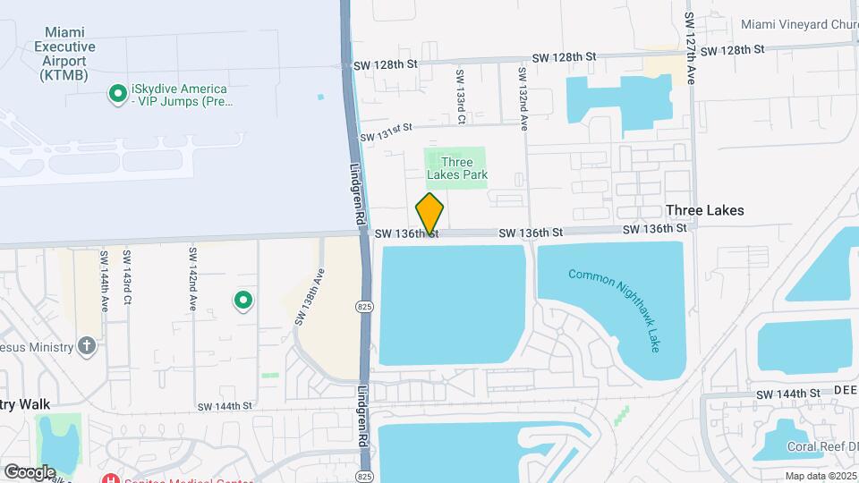 13430 SW 136th Terrace Map and Location Details