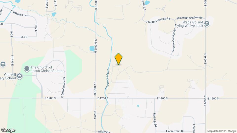2629 E Barnwood Ln Map and Location Details