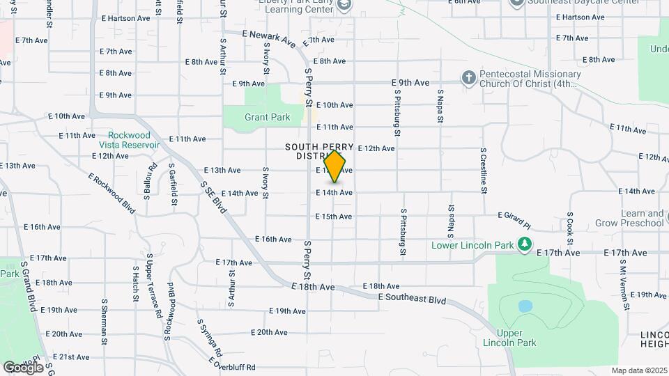 1503 E 14th Ave Map and Location Details