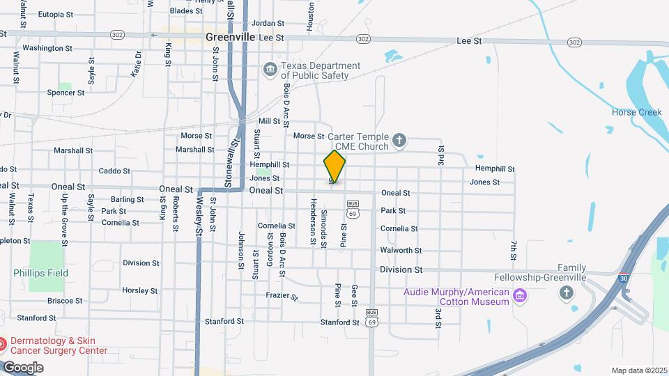 1714 Oneal St Map and Location Details