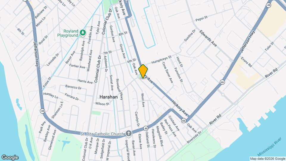 451 Oak Ave Map and Location Details