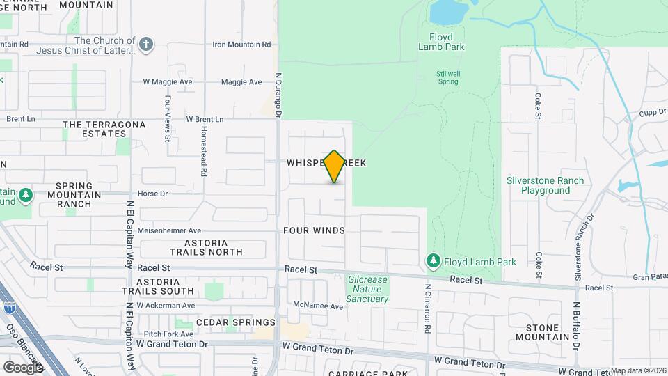 8213 Weeping Springs Ave Map and Location Details