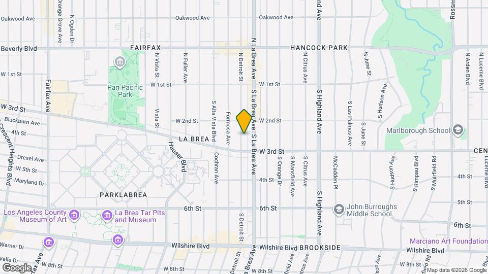 238 S Detroit St Mapa y Detalles de la Ubicación