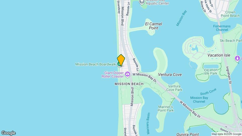 3237 Ocean Front Walk Map and Location Details