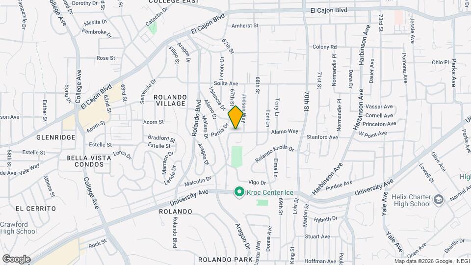 6742 Alamo Way Map and Location Details