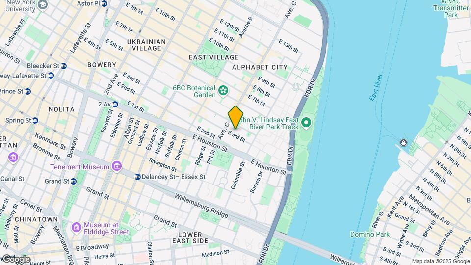 291 E 3rd St Mapa y Detalles de la Ubicación