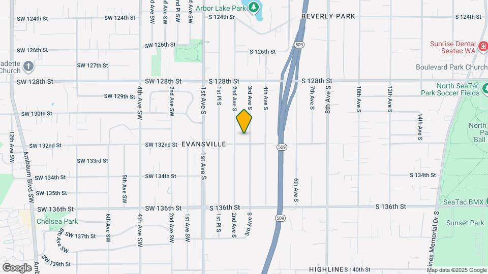 13051 3rd Ave S Map and Location Details