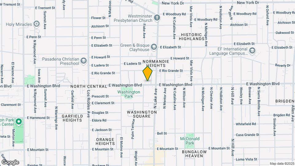 827-835 E Washington Blvd Map and Location Details