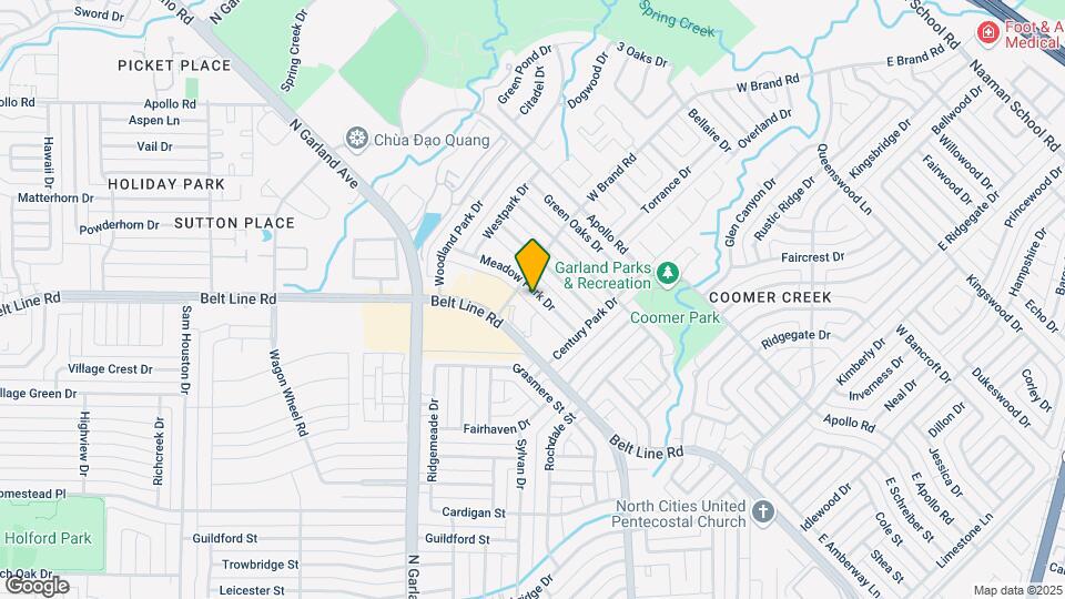 2814 Meadow Park Dr Map and Location Details