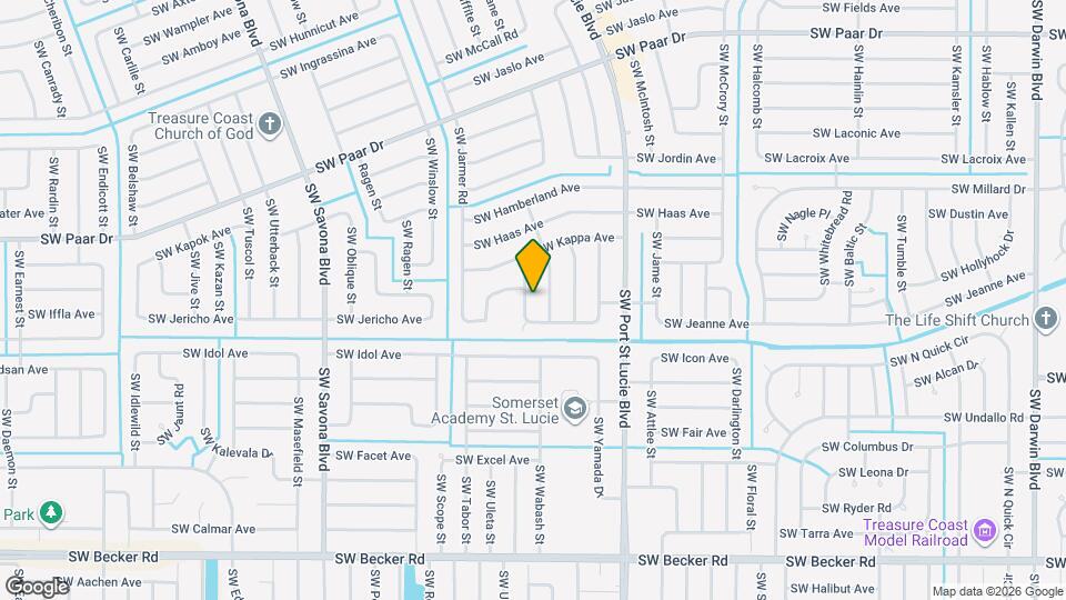 4273 SW Walker St Map and Location Details