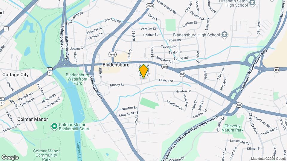 5200 Quincy St Map and Location Details