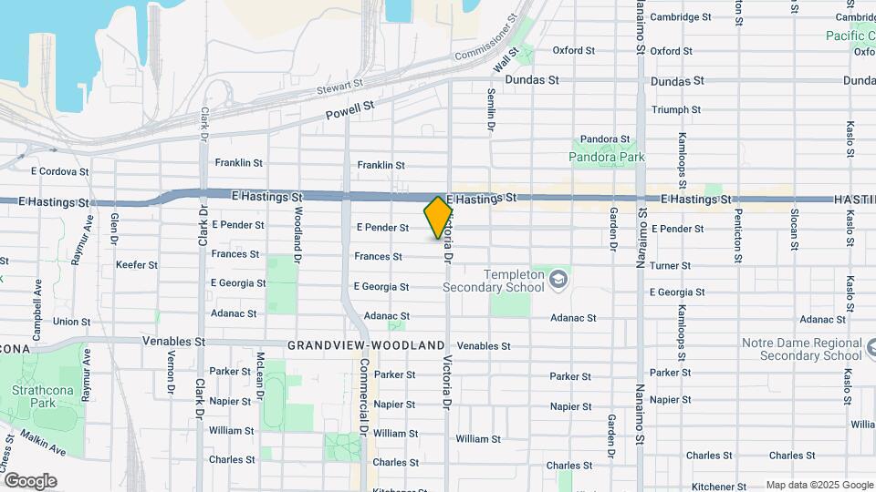 1869 Frances St Map and Location Details