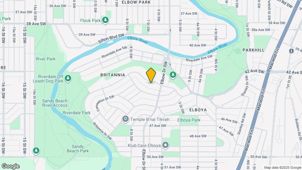 4212 Britannia Dr SW Map and Location Details