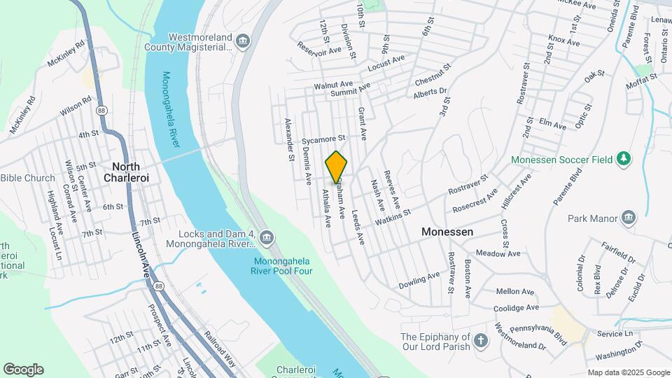 1135 Graham Ave Map and Location Details