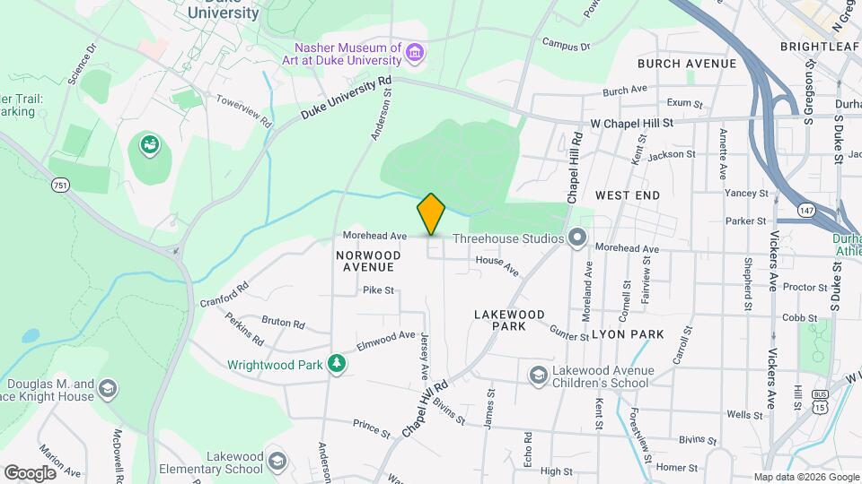 1937 Morehead Ave Map and Location Details