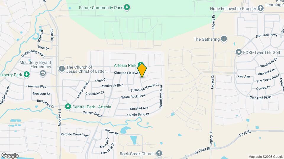 2112 Austin Ln Mapa y Detalles de la Ubicación