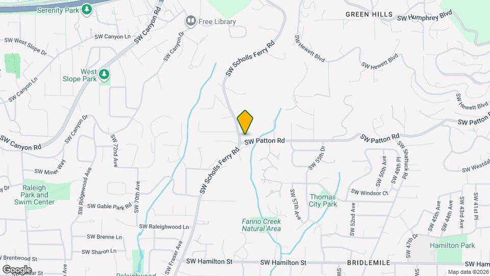 3430 SW Scholls Ferry Rd Map and Location Details