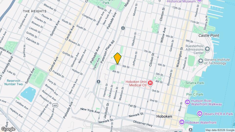 421 Jackson St Map and Location Details