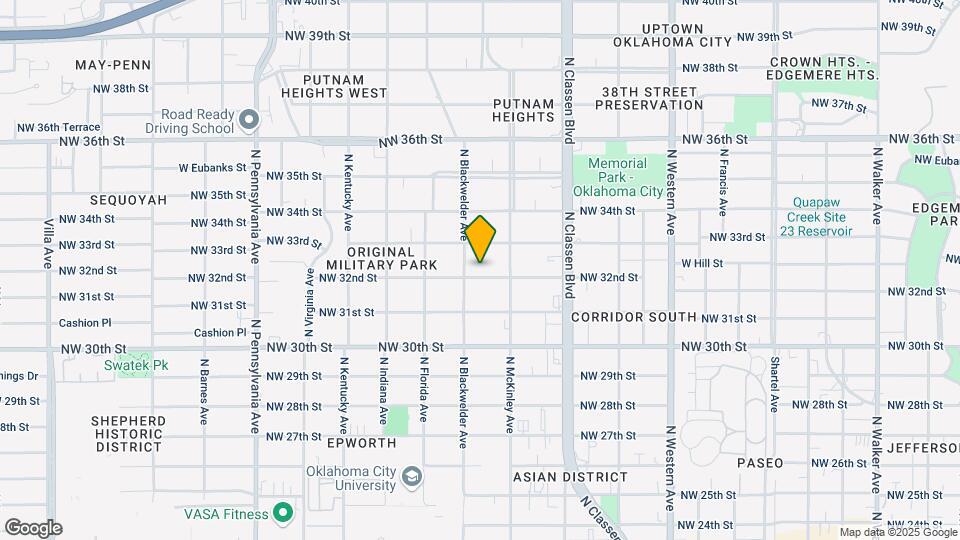1527 NW 32nd St Map and Location Details