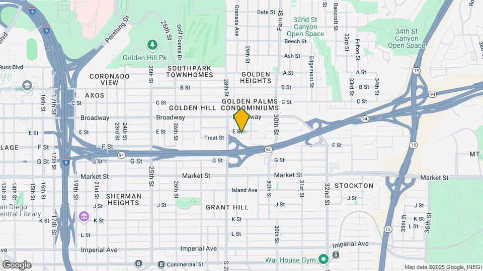 2849 E St Map and Location Details