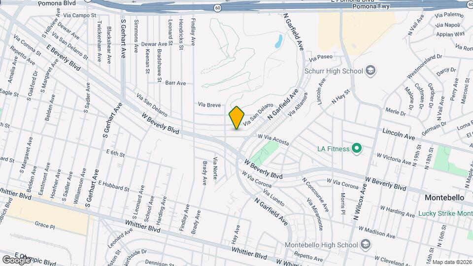 2932 W Via Acosta, Unit 2932 Via Acosta, Montebello Mapa y Detalles de la Ubicación