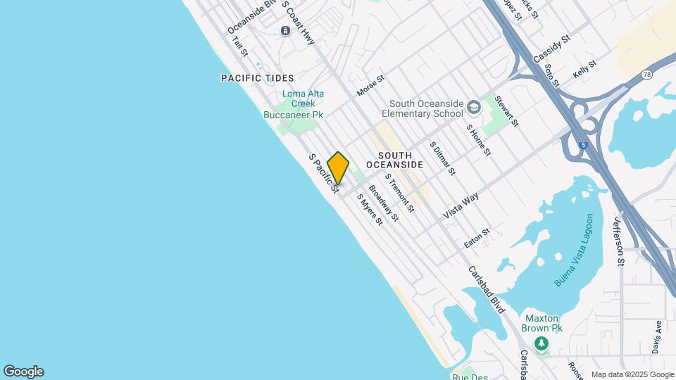 1734 S Pacific St Mapa y Detalles de la Ubicación